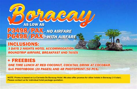 manila to boracay packages.
